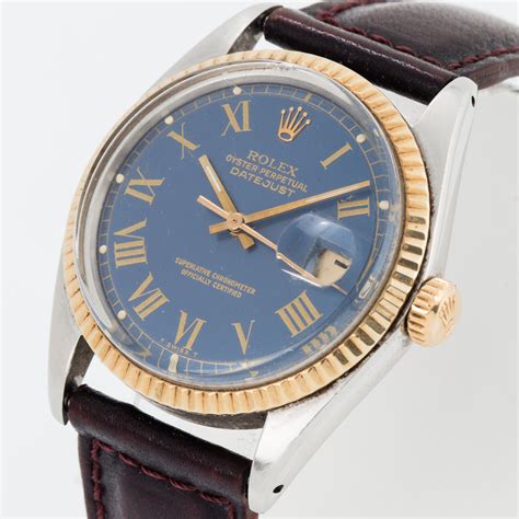 rolex blue buckley dial